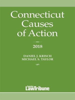cover image of Encyclopedia of Connecticut Causes of Action